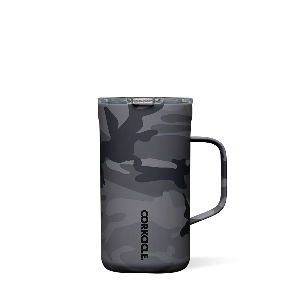 Corkcicle 16 oz Woodland Camo Coffee Mug