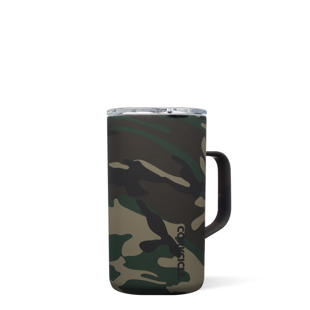 Realtree Camouflage Travel mug, 13 oz with lid and handle New