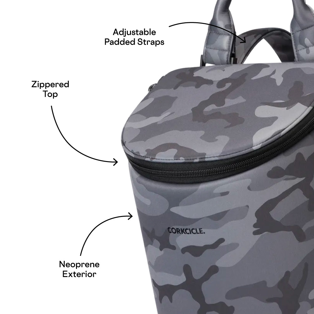 Corkcicle Eola Insulated Soft Cooler Bag, Bucket Bag, Insulated, Coral  Neoprene 