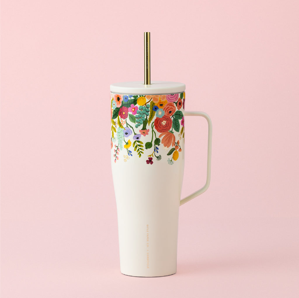 Corkcicle Cold Cup with Straw – Leaf in Creek