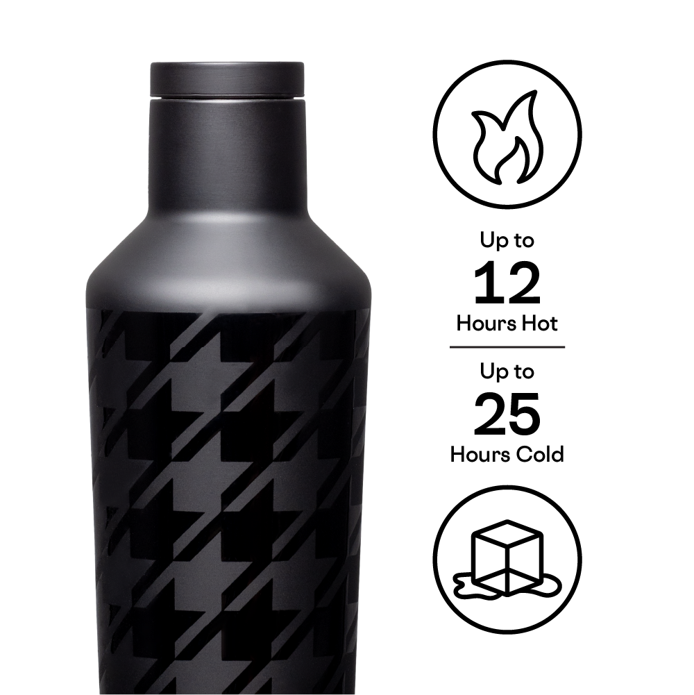 Onyx Houndstooth Canteen 16oz