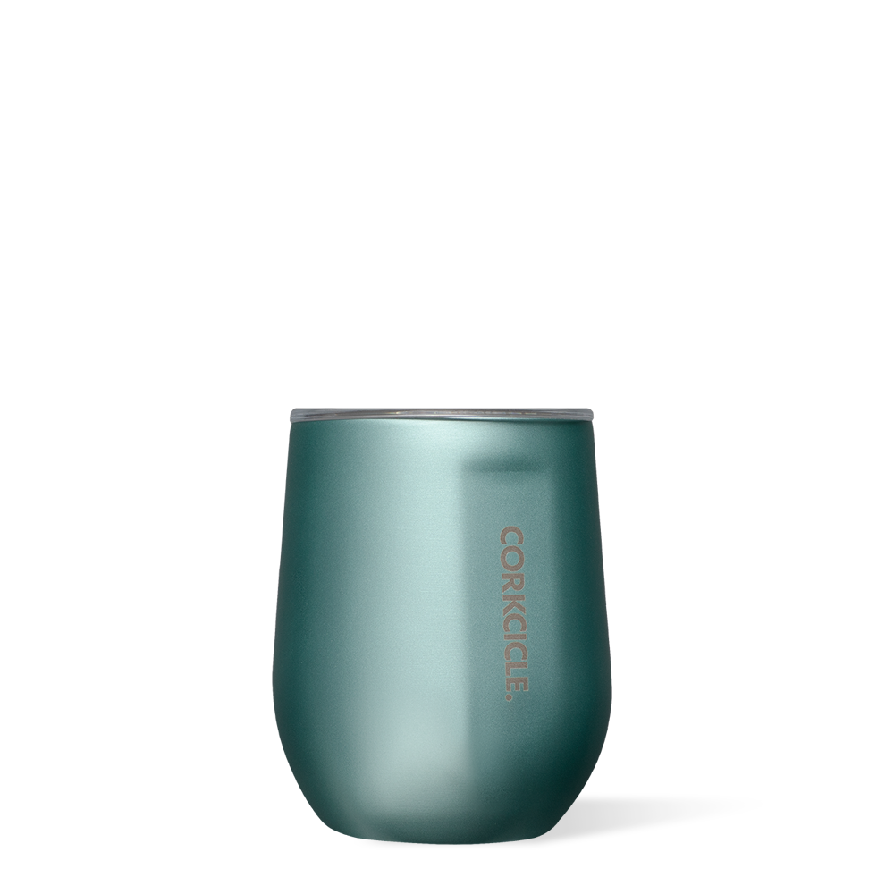 Corkcicle Glass Mug Set of 2 - Crystal Clear - 12 oz