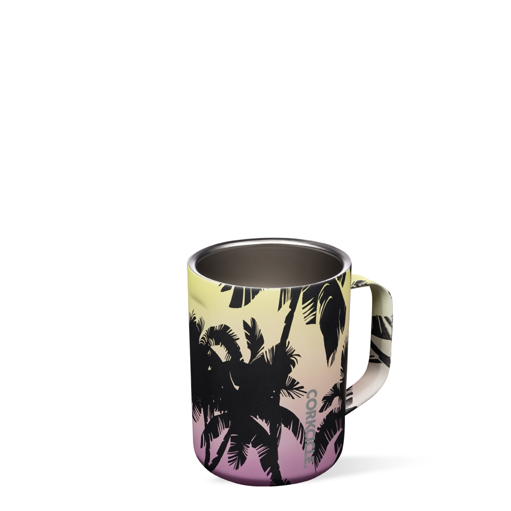 Tropical Leaf Clear Coffee Mug