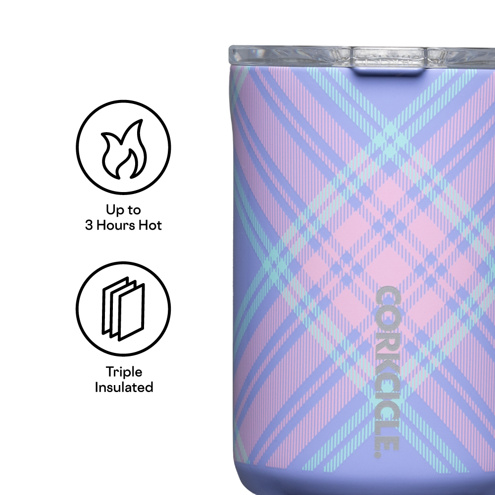 Corkcicle - 16 oz Mug - Buffalo Plaid Red - Be Charmed Gifts