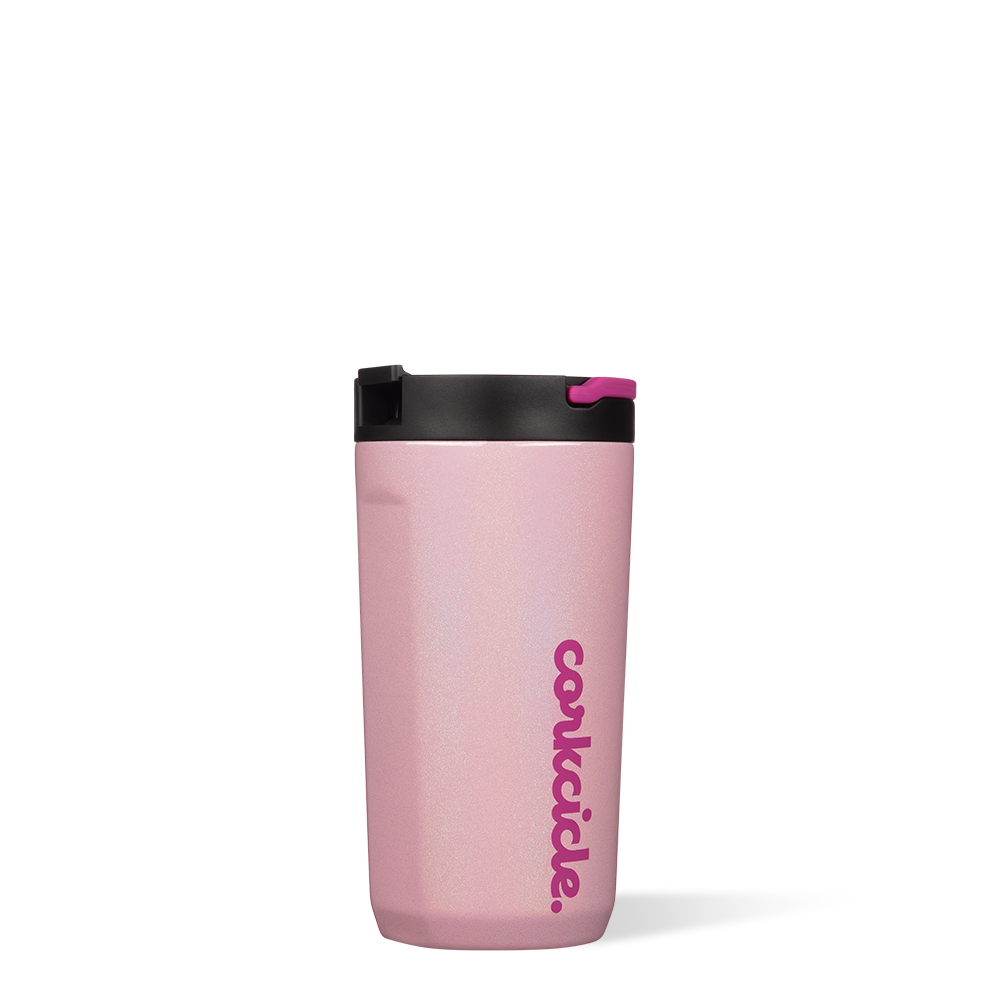 Corkcicle 12 oz Stemless Wine Glass, Triple Insulated Stainless Steel,  Cotton Candy 