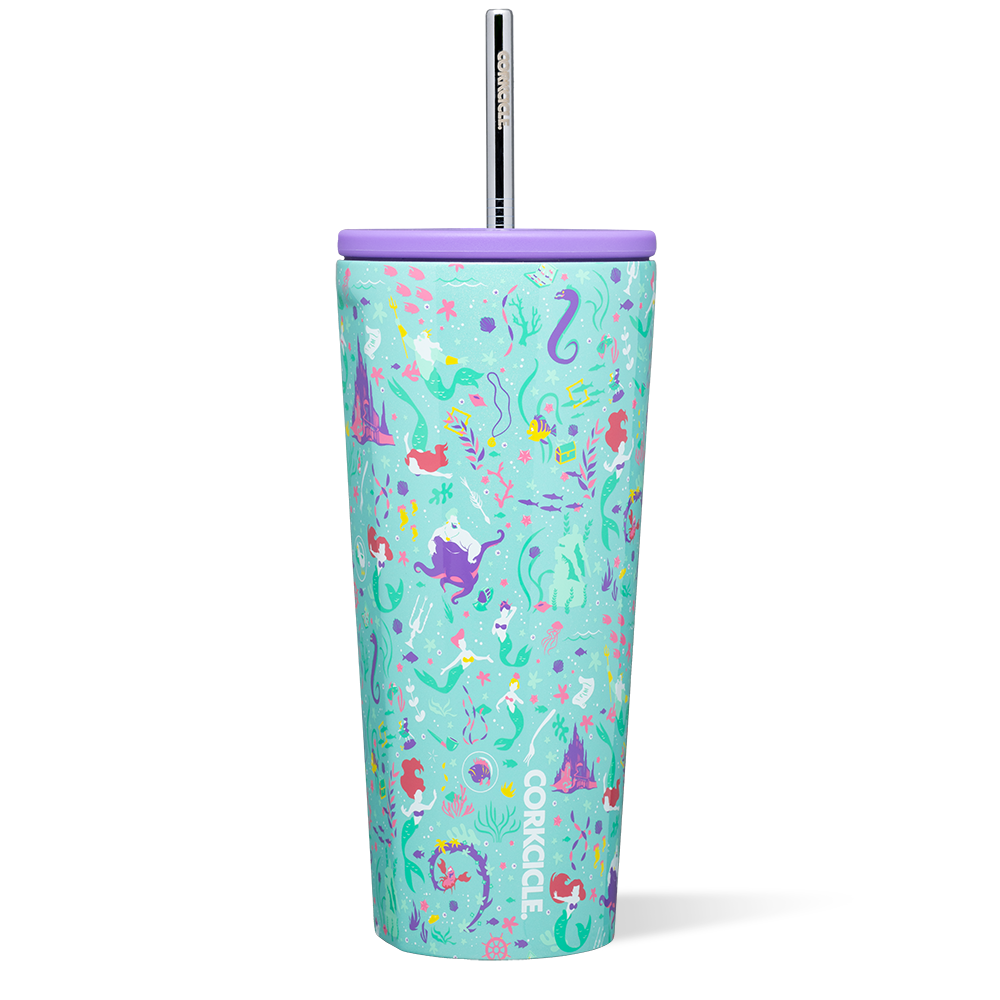 Disney Princess Straw Lid Ariel Straw Topper Cinderella Tumbler