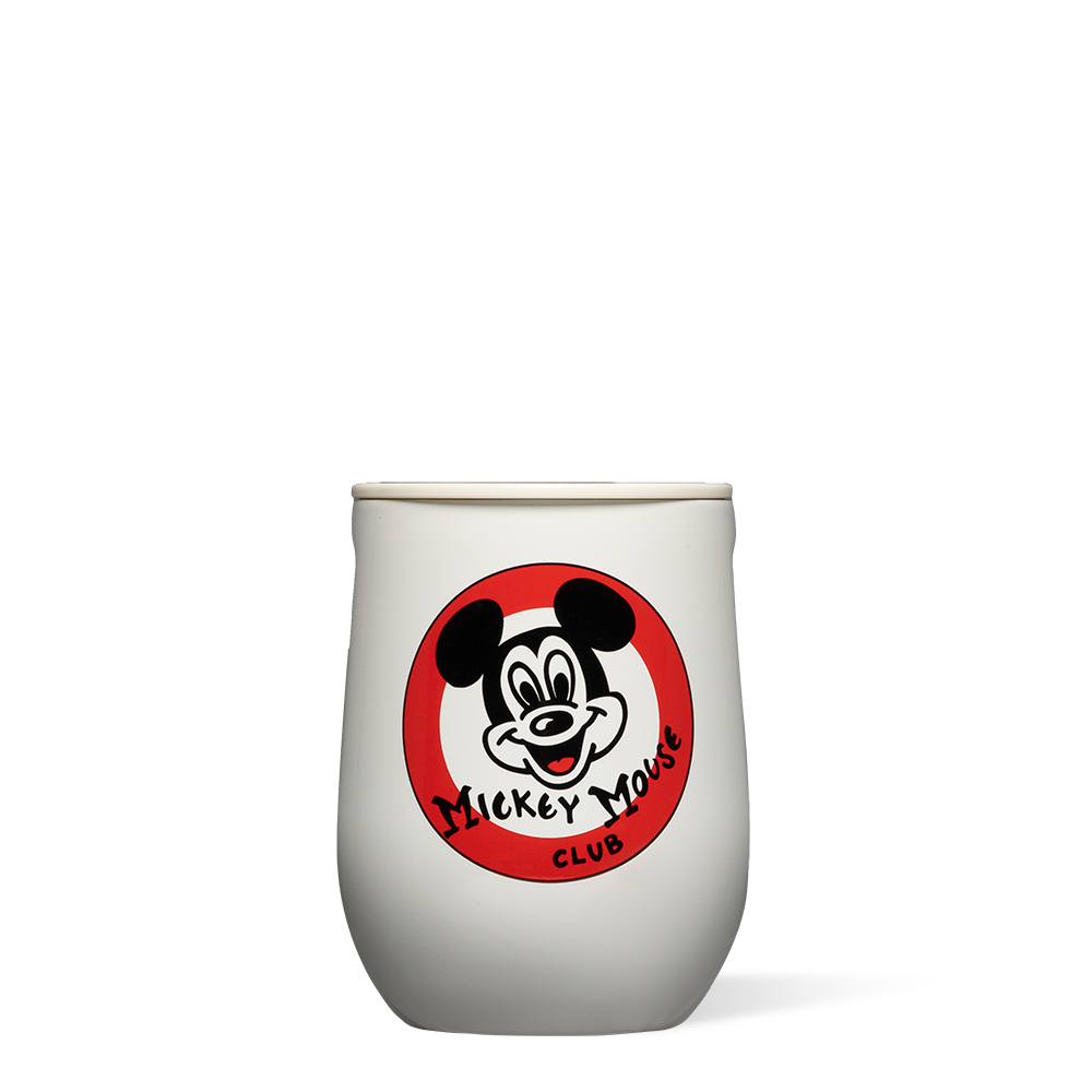 Mickey Mouse Club Stemless by CORKCICLE. 12oz / Mickey Mouse Club- Red