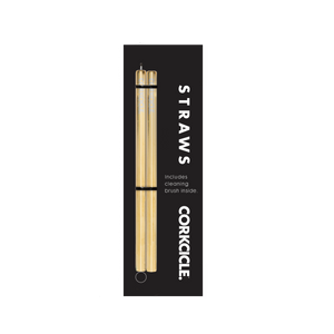 Cocktail Straw 2-Pack / Gold