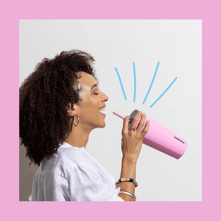 Corkcicle Purple Tumbler