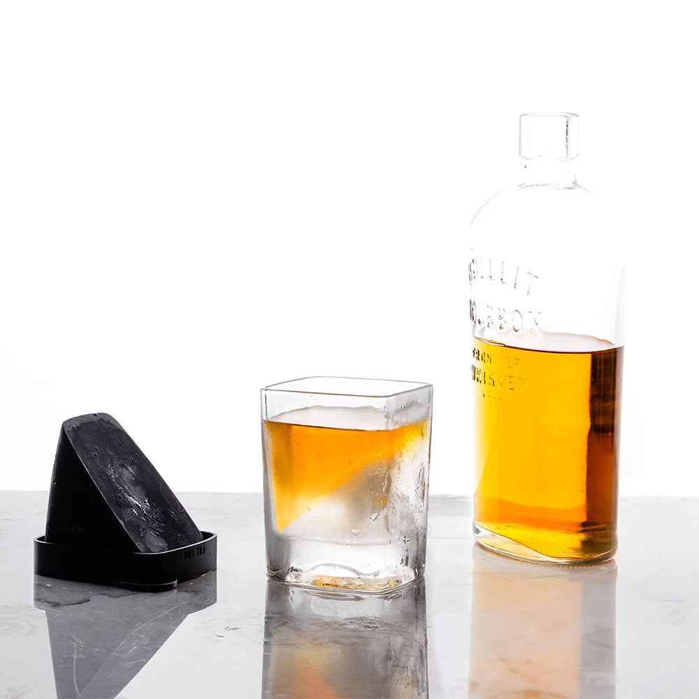 Whiskey Wedge - Whiskey Glass with Ice Wedge