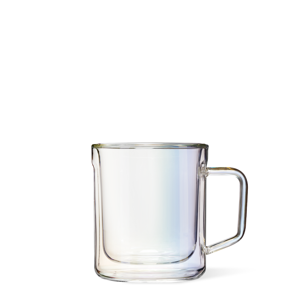 Double Walled Glass Coffee Mugs: 2-Pack | CORKCICLE.