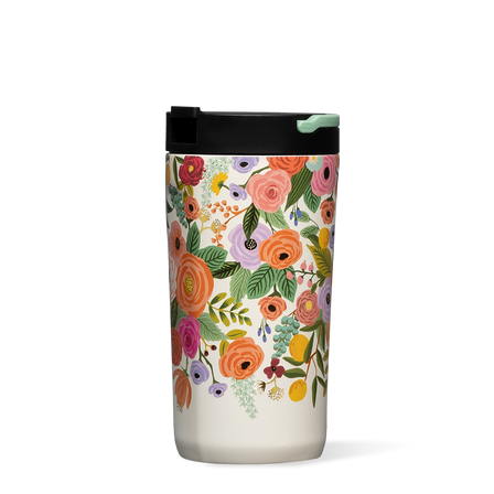 Corkcicle Slim Can Cooler- Gloss Cream Lively Floral - Love of Character
