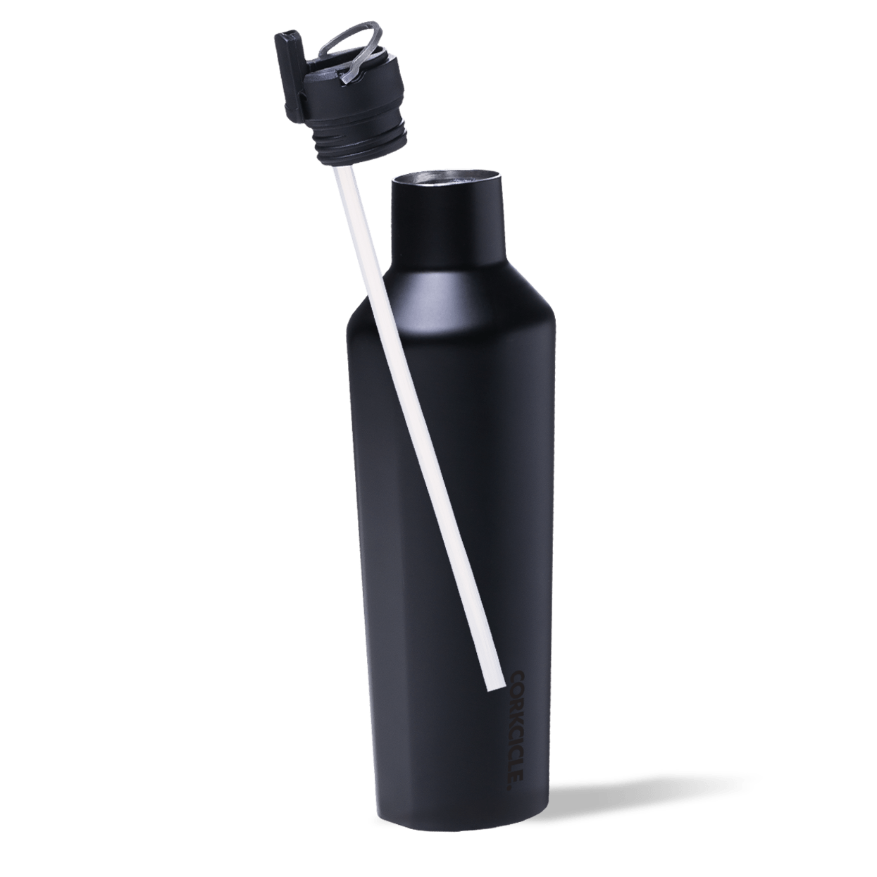 Corkcicle Canteen Cap with Straw - Fits 9oz, 16oz and 25oz Canteen