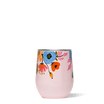 Rifle Paper Co. x Corkcicle Stemless Wine Cup_Lively Floral Blush