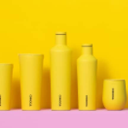 Corkcicle Yellow Tumblers